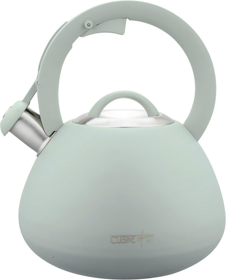 CUSINE ART Jura Whistling Kettle 3 Liter, Green - Al Kabayel Discount CentreCUSINE ART Jura Whistling Kettle 3 Liter, GreenTea/Coffee PotsCUSINE ARTAl Kabayel Discount Centre