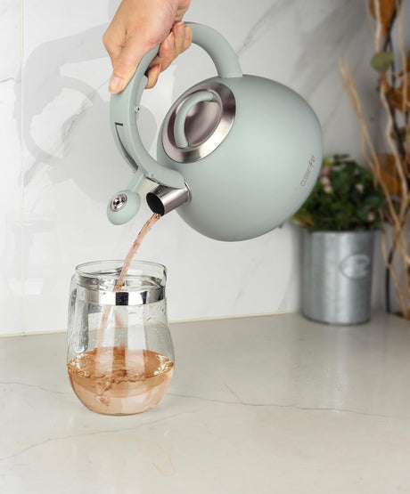 CUSINE ART Jura Whistling Kettle 3 Liter, Green - Al Kabayel Discount CentreCUSINE ART Jura Whistling Kettle 3 Liter, GreenTea/Coffee PotsCUSINE ARTAl Kabayel Discount Centre