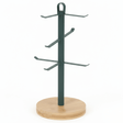 Cusine Industrial Style Grey Metal Cup Holder with Solid Wooden Base for Countertop Mug Organization – 30cm - Al Kabayel Discount CentreCusine Industrial Style Grey Metal Cup Holder with Solid Wooden Base for Countertop Mug Organization – 30cmKitchen Utensils & GadgetsCUSINEAl Kabayel Discount Centre