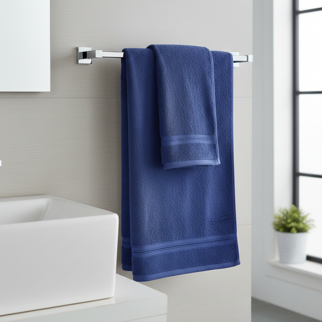 BTC Hand Towel, Royal Blue - 40×70cm