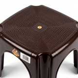 Family Plastic Stool Dark Brown –  20×25cm