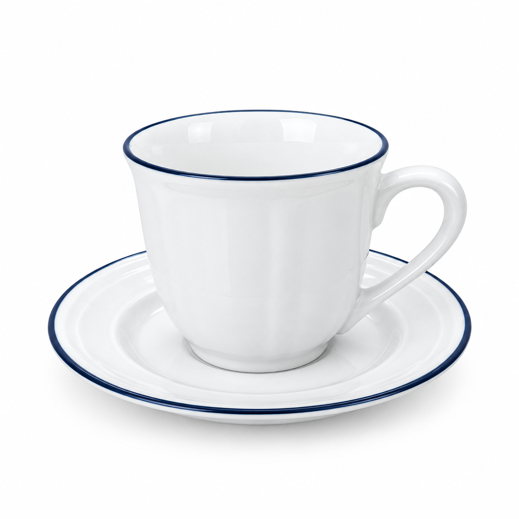 Luhpar Ceramic Cup & Saucer Set - 235ml