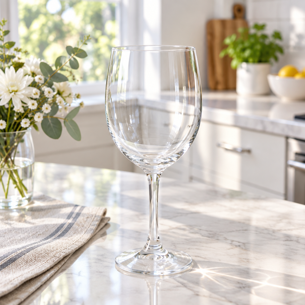 Clear Stemmed Drinking Glass – 300ml