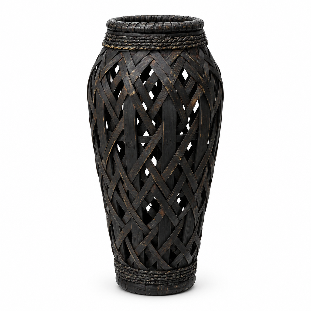Decorative Bamboo Vase - 40cm