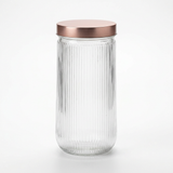 Velvet Glass Jar with Metal Lid - 1400ml