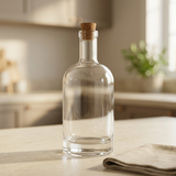 Yuniverse Glass Bottle with Cork Lid – 500ml