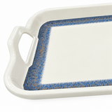 Kitchenmark Rectangular Melamine Serving Tray with Handles - 33×23cm