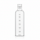 Italo Clear Glass Water Bottle - 500ml