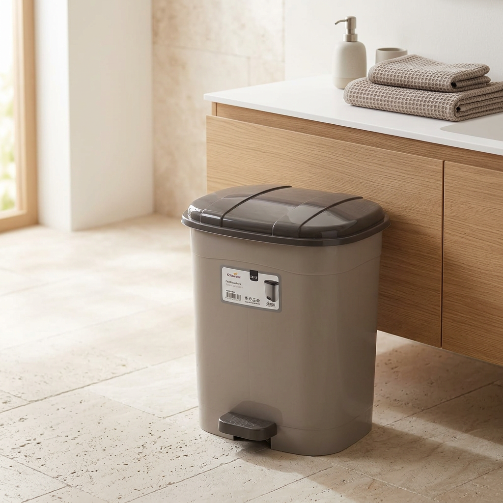 Follow Me Plastic Pedal Dustbin - 10 Litre