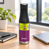 Pexpo Stainless Steel Vacuum Bottle Black & Purple - 750ml