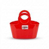 Azco Plastic Shopping Basket with Handles Red – 30×15cm