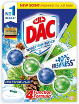 Dac Power Active Toilet Rim Blocks Pine 50 g - Al Kabayel Discount CentreDac Power Active Toilet Rim Blocks Pine 50 gHousehold CleaningDACAl Kabayel Discount Centre