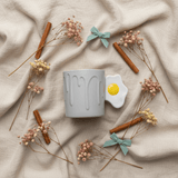 Daisy Ceramic Mug With Lid — Elegant Embossed Design | 350ml - Al Kabayel Discount CentreDaisy Ceramic Mug With Lid — Elegant Embossed Design | 350mlMugsAKDCAl Kabayel Discount Centre