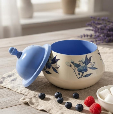 DALLAH ADDAR TRADITIONAL DATE POT – LARGE SIZE 16x16CM BLUE COLOR METAL STORAGE CONTAINER FOR DATES, SWEETS & DECORATIVE USE - Al Kabayel Discount CentreDALLAH ADDAR TRADITIONAL DATE POT – LARGE SIZE 16x16CM BLUE COLOR METAL STORAGE CONTAINER FOR DATES, SWEETS & DECORATIVE USEJars & Food SaversDALLAH ADDARAl Kabayel Discount Centre