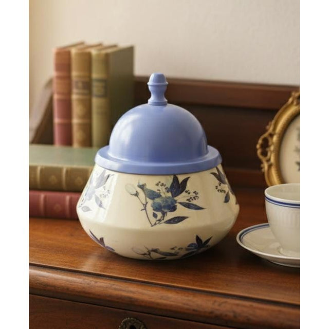 DALLAH ADDAR Traditional Date Pot/Candy Pot – Small Size 15x14cm Blue ...