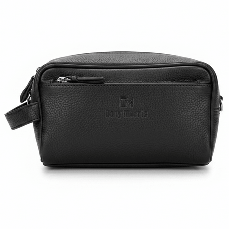 Dany Morris Black Elegant Leather Handbag Pouch 20×10 cm Compact and Sophisticated Daily Carry Option - Al Kabayel Discount CentreDany Morris Black Elegant Leather Handbag Pouch 20×10 cm Compact and Sophisticated Daily Carry OptionPouchesDANY MORRISAl Kabayel Discount Centre