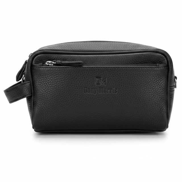 Dany Morris Black Elegant Leather Handbag Pouch 20×10 cm Compact and Sophisticated Daily Carry Option - Al Kabayel Discount CentreDany Morris Black Elegant Leather Handbag Pouch 20×10 cm Compact and Sophisticated Daily Carry OptionPouchesDANY MORRISAl Kabayel Discount Centre