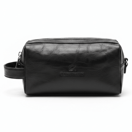 Dany Morris Black Premium Elegant Leather Handbag Pouch 20×10 cm Modern Sleek Look for Daily Essentials - Al Kabayel Discount CentreDany Morris Black Premium Elegant Leather Handbag Pouch 20×10 cm Modern Sleek Look for Daily EssentialsPouchesDANY MORRISAl Kabayel Discount Centre