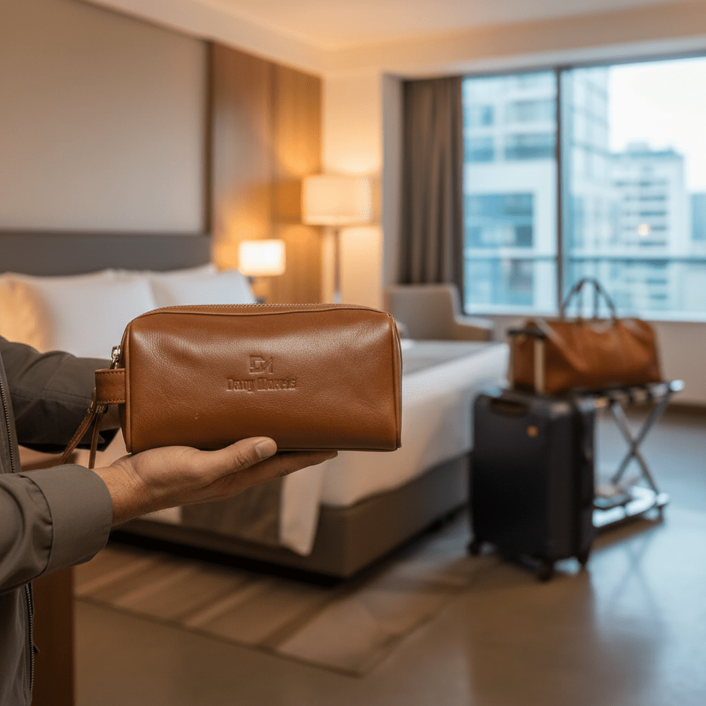 Dany Morris Brown Elegant Leather Handbag Pouch 20×10 cm Smart Compact Design with Classic Styling - Al Kabayel Discount CentreDany Morris Brown Elegant Leather Handbag Pouch 20×10 cm Smart Compact Design with Classic StylingPouchesDANY MORRISAl Kabayel Discount Centre