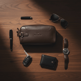 Dany Morris Brown Elegant Leather Handbag Pouch 24×12 cm Stylish Spacious Design for Everyday Essentials - Al Kabayel Discount CentreDany Morris Brown Elegant Leather Handbag Pouch 24×12 cm Stylish Spacious Design for Everyday EssentialsPouchesDANY MORRISAl Kabayel Discount Centre