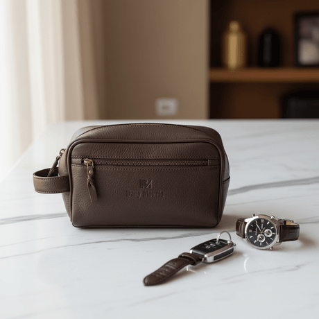 Dany Morris Brown Leather Handbag Pouch 20×10 cm Simple Durable Design for Convenient Everyday Use - Al Kabayel Discount CentreDany Morris Brown Leather Handbag Pouch 20×10 cm Simple Durable Design for Convenient Everyday UsePouchesDANY MORRISAl Kabayel Discount Centre