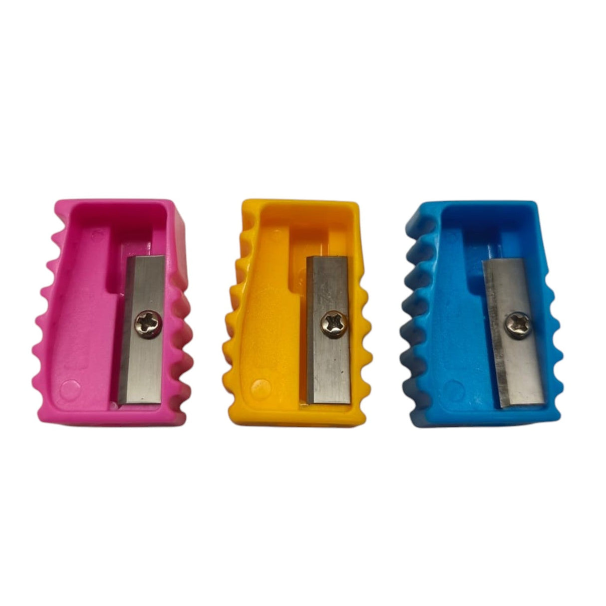 Dark Blue Pencil Sharpener Sharp Carbon Steel Blade Set Of 24pcs - Al Kabayel Discount CentreDark Blue Pencil Sharpener Sharp Carbon Steel Blade Set Of 24pcsErasers & SharpenersDARK BLUEAl Kabayel Discount Centre
