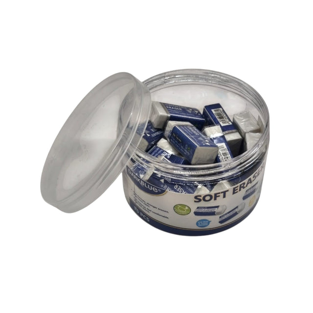 Dark Blue Soft Eraser Stronger Dust - Free Erasure Wipe More Clean Set Of 15pcs - Al Kabayel Discount CentreDark Blue Soft Eraser Stronger Dust - Free Erasure Wipe More Clean Set Of 15pcsErasers & SharpenersDARK BLUEAl Kabayel Discount Centre
