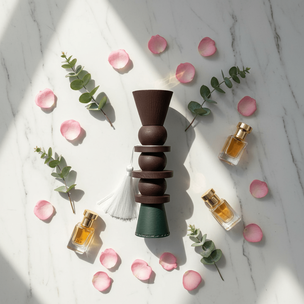 Dark Green & Brown Chalk Incense Burner | Sculptural Stacked Design | 25cm - Al Kabayel Discount CentreDark Green & Brown Chalk Incense Burner | Sculptural Stacked Design | 25cmIncense burnerAKDCAl Kabayel Discount Centre