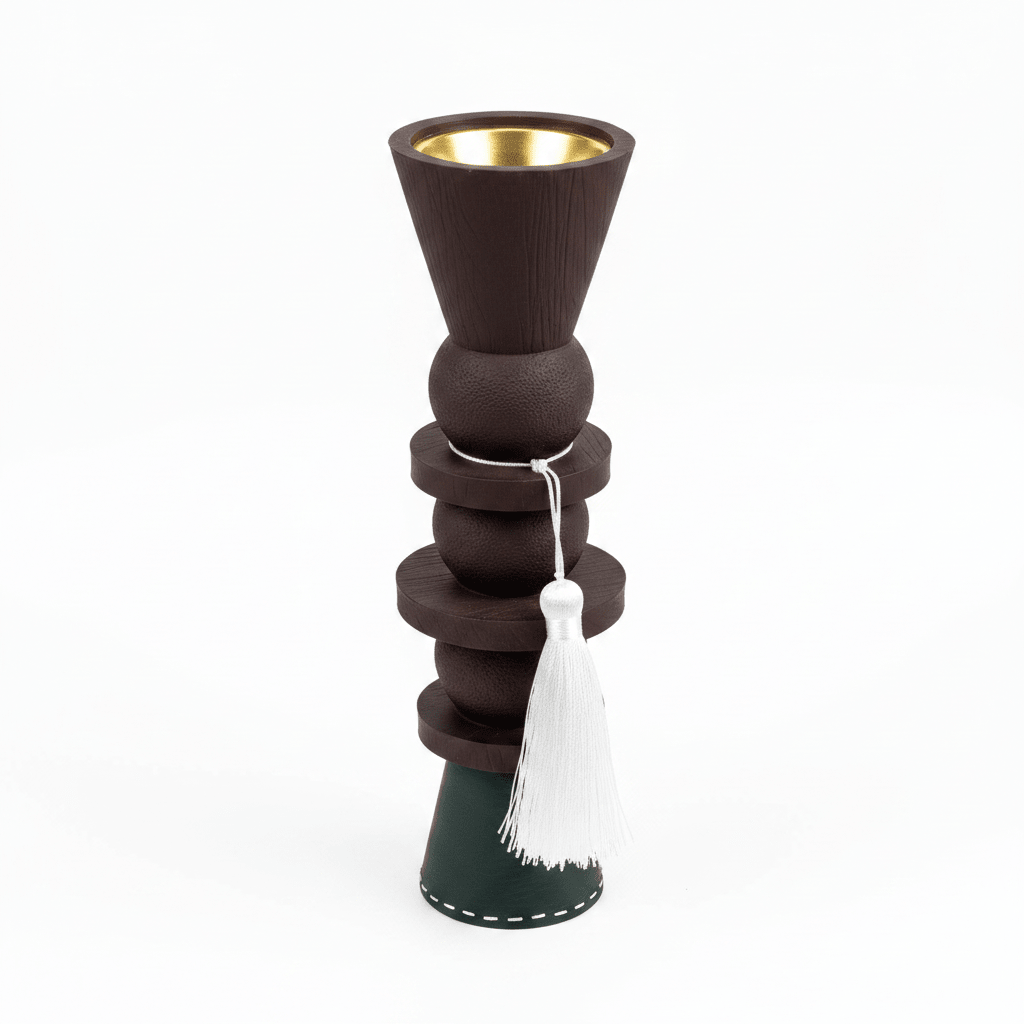 Dark Green & Brown Chalk Incense Burner | Sculptural Stacked Design | 25cm - Al Kabayel Discount CentreDark Green & Brown Chalk Incense Burner | Sculptural Stacked Design | 25cmIncense burnerAKDCAl Kabayel Discount Centre