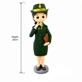 Dark Green Girl Police Officer Polyresin Decorative Figurine - 20cm - Al Kabayel Discount CentreDark Green Girl Police Officer Polyresin Decorative Figurine - 20cmHome Décor AccentsAKDCAl Kabayel Discount Centre