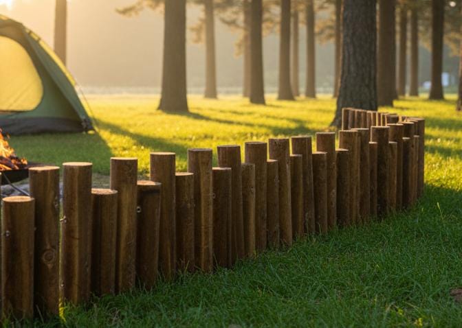 AKDC Wooden Pillar Fence 25cm*30cm*90cm