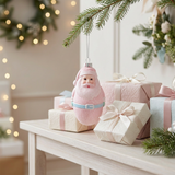 Santa Claus Plastic Christmas Hanging Decoration – 10cm