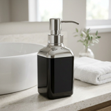 Acrylic Liquid Soap Dispenser Black - 400ml
