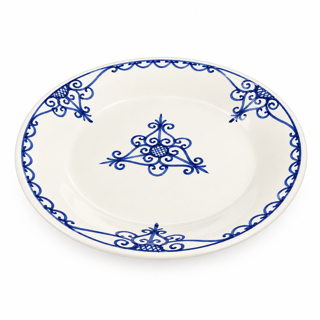 Slama Ceramic Side Plate White - 28cm