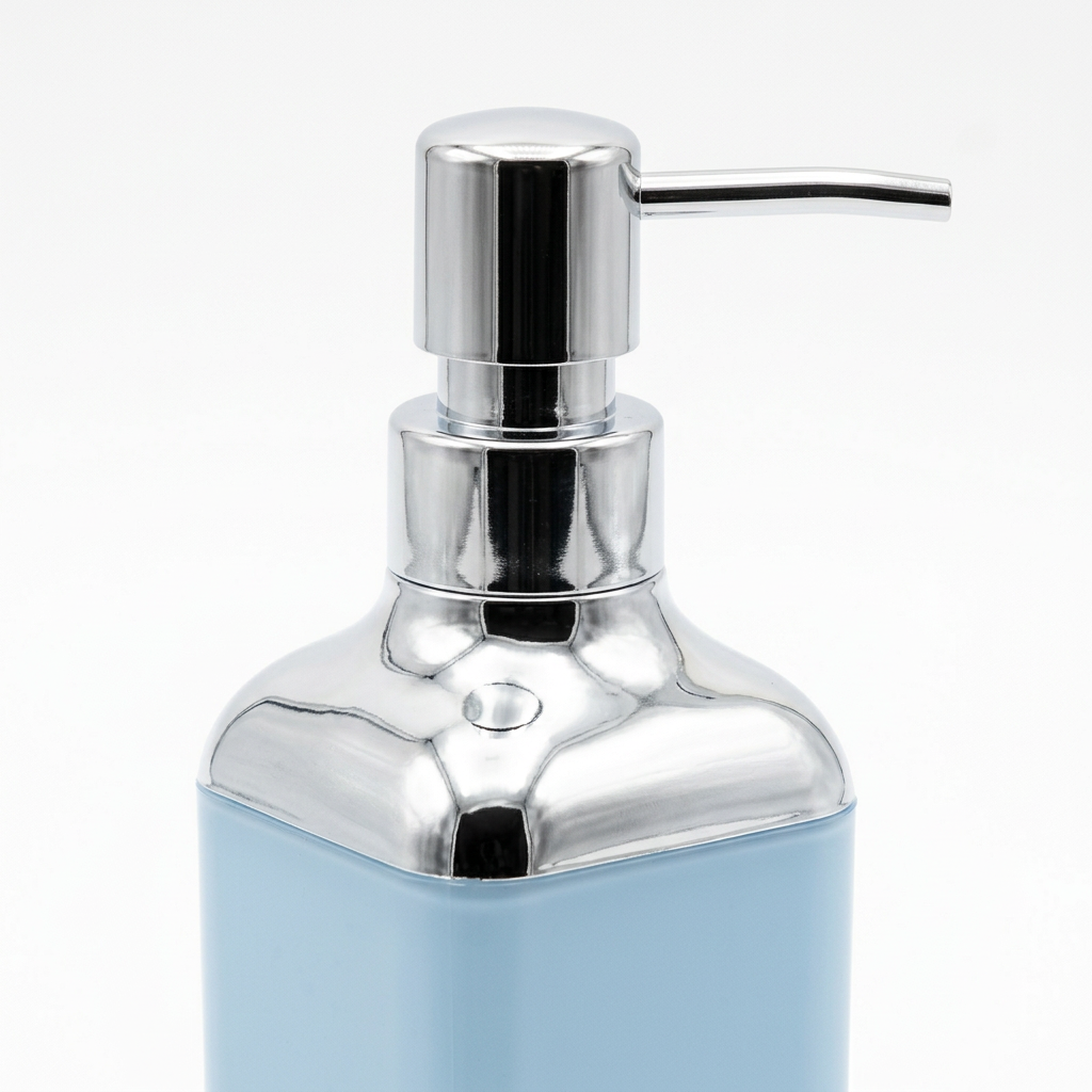 Acrylic Liquid Soap Dispenser Light Blue - 400ml