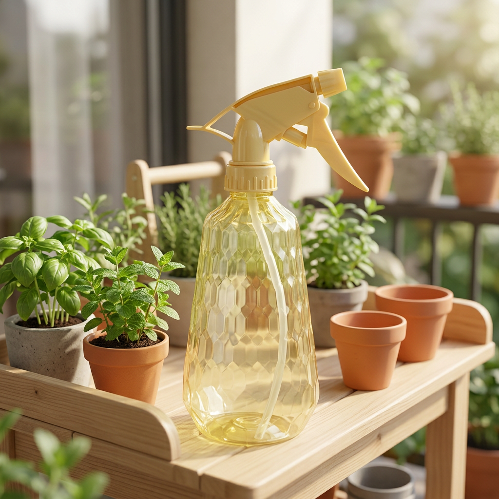 Plastic Garden Trigger Spray Bottle Yellow - 750ml