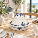 Slama Ceramic Tajine Off-White - 30×30cm