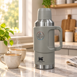 Homex Stainless Steel Vacuum Flask Grey & Silver -  3 Litres