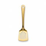 Stainless Steel Slotted Turner Gold - 25cm