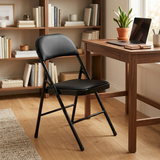 Metal Folding Chair Black  – 80×45cm