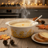 Decetime White Porcelain Soup Pot with Yellow Flower Design & Glass Lid | 850ml - Al Kabayel Discount CentreDecetime White Porcelain Soup Pot with Yellow Flower Design & Glass Lid | 850mlJars & Food SaversDECETIMEAl Kabayel Discount Centre