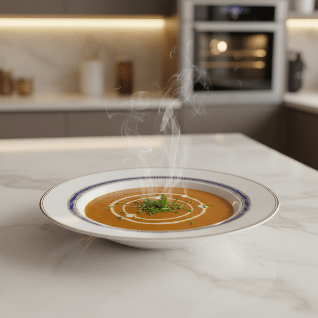 Decopor White Porcelain Soup Plate with Golden Rim & Cobalt Blue Design — 8.5 Inch - Al Kabayel Discount CentreDecopor White Porcelain Soup Plate with Golden Rim & Cobalt Blue Design — 8.5 InchBowlsDECOPORAl Kabayel Discount Centre