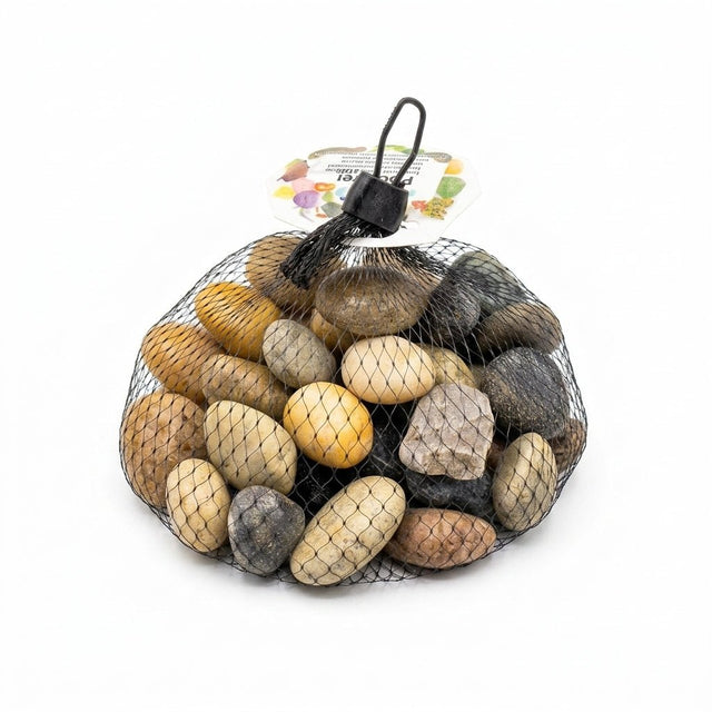 Decorative Assorted Pebble Stones – 80g Net Bag - Al Kabayel Discount CentreDecorative Assorted Pebble Stones – 80g Net BagStonesAKDCAl Kabayel Discount Centre