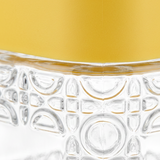 Glass Jar with Yellow Plastic Lid - 500ml