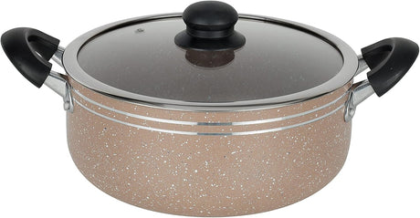 Delcasa 10-Piece Granite Coated Non-Stick Cookware Set - DC1889BGE - Al Kabayel Discount CentreDelcasa 10-Piece Granite Coated Non-Stick Cookware Set - DC1889BGECookware SetDELCASAAl Kabayel Discount Centre