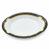 Delcasa Black & White 8.5 Inch Melamine Dish Plate 8.5 Inch - Al Kabayel Discount CentreDelcasa Black & White 8.5 Inch Melamine Dish Plate 8.5 InchPlatesDELCASAAl Kabayel Discount Centre