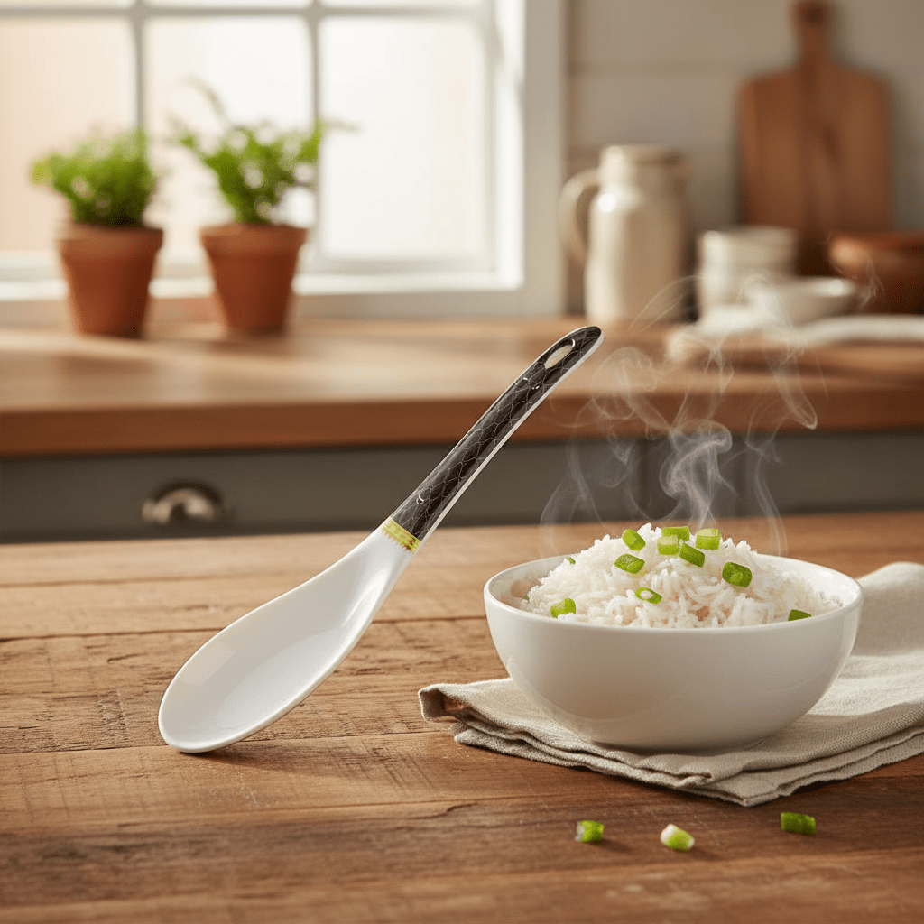 Delcasa Black & White Melamine Rice Spoon 22cm - Al Kabayel Discount CentreDelcasa Black & White Melamine Rice Spoon 22cmSpoonsDELCASAAl Kabayel Discount Centre