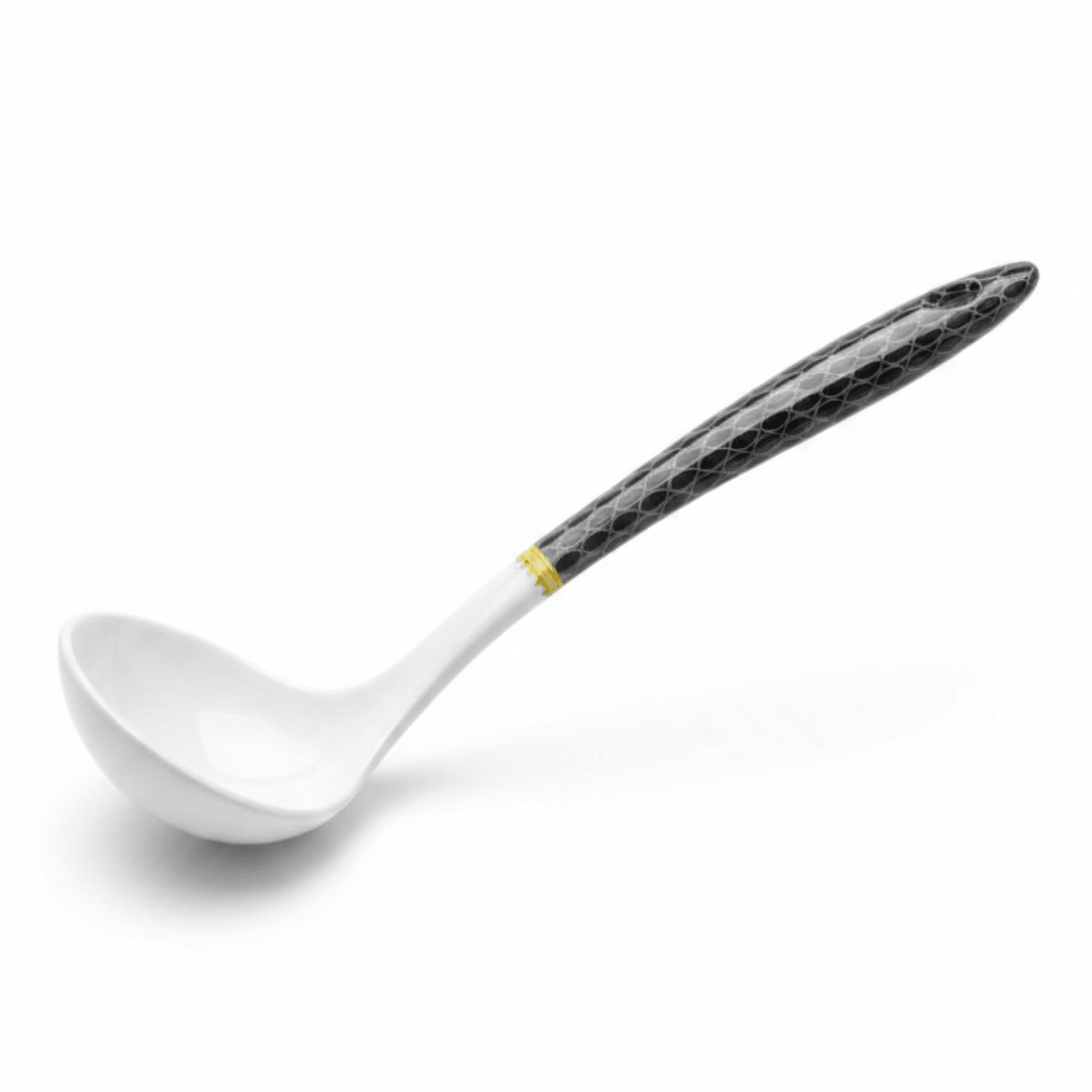 Delcasa Black & White Melamine Soup Ladle 23cm - Al Kabayel Discount CentreDelcasa Black & White Melamine Soup Ladle 23cmSpoonsDELCASAAl Kabayel Discount Centre