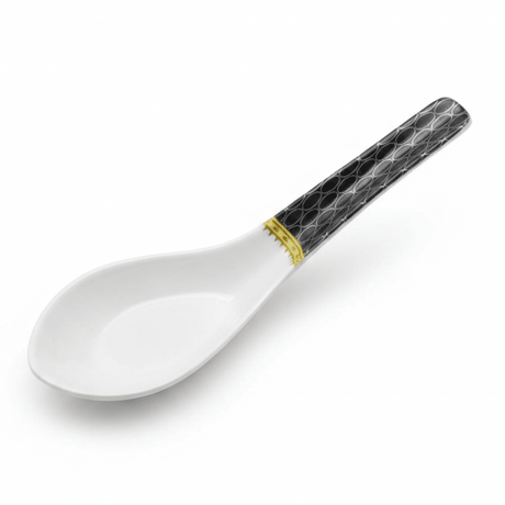 Delcasa Black & White Melamine Soup Spoon - 14cm - Al Kabayel Discount CentreDelcasa Black & White Melamine Soup Spoon - 14cmSpoonsDELCASAAl Kabayel Discount Centre