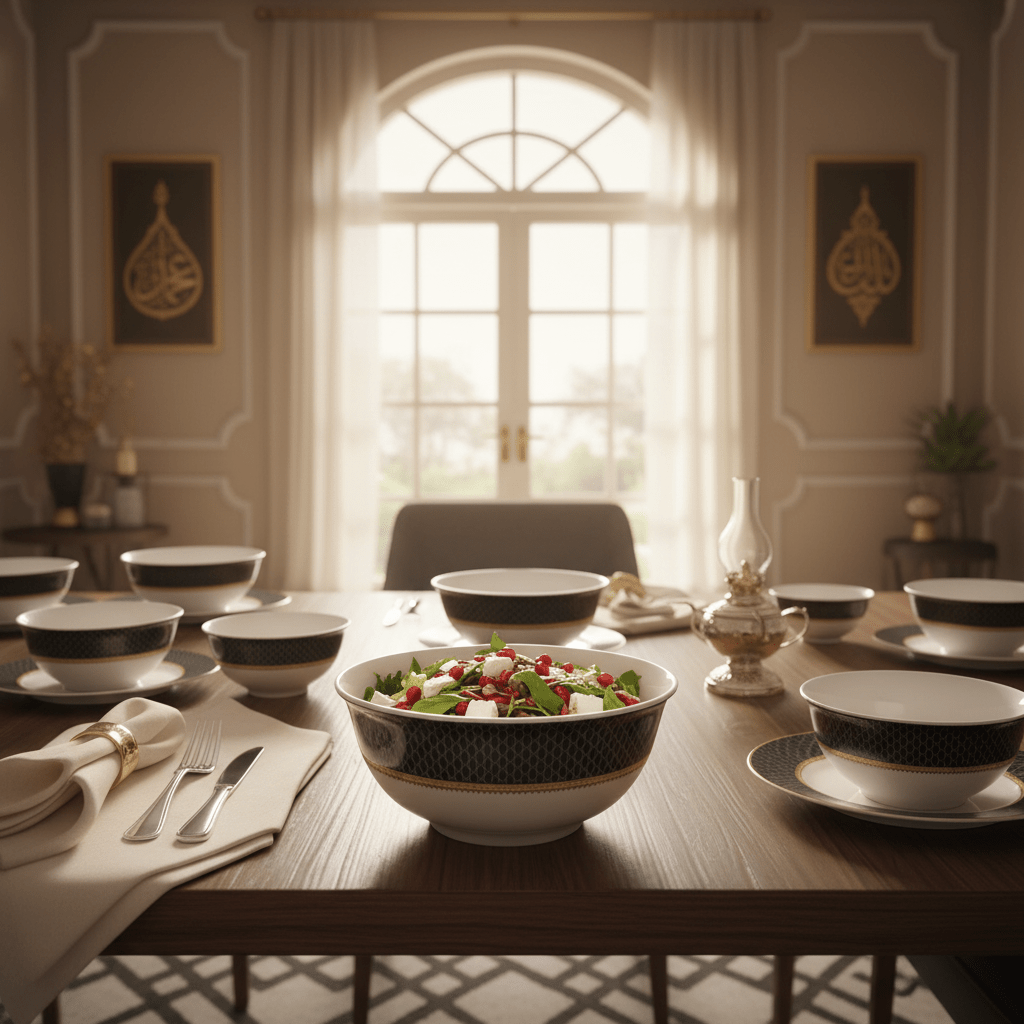 Delcasa Black & White Premium Melamine Serving Bowl – 8 Inch - Al Kabayel Discount CentreDelcasa Black & White Premium Melamine Serving Bowl – 8 InchBowlsDELCASAAl Kabayel Discount Centre